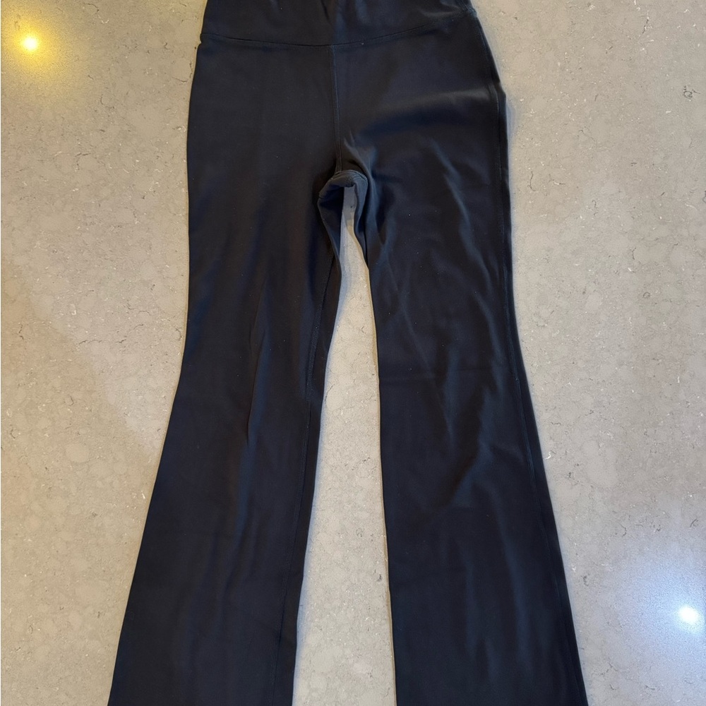 Athleta Girl Black Chit Chat Flare Leggings